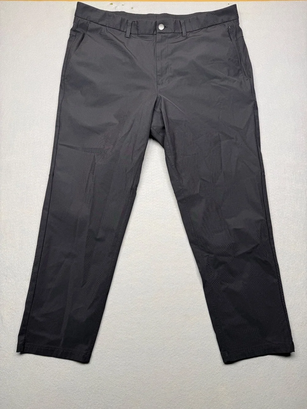 CRZ Yoga Men's Black Pants 38x30 Relaxed Fit Zip Pockets